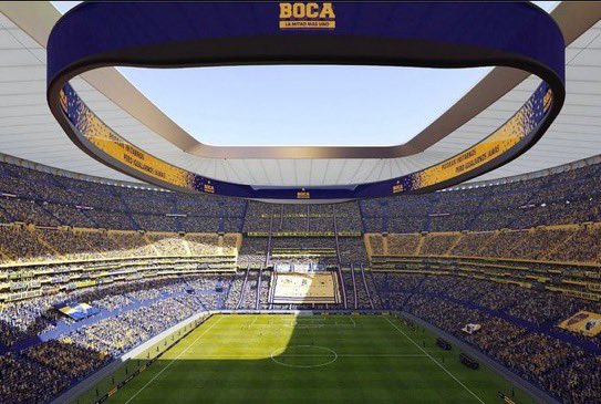 PurelyFootball's tweet photo. Boca Juniors have released plans for their new stadium.🏟️

“Nueva Bombonera” would seat 112,000 fans.🤩🇦🇷 https://t.co/mWEmwBPtcS