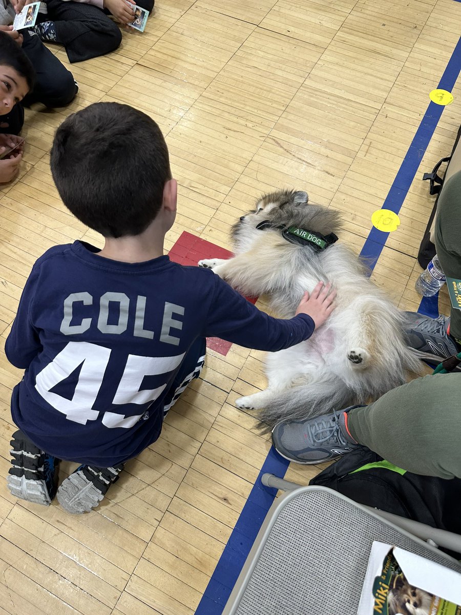 MrsBernalGrade2's tweet photo. Attitudes in Reverse taught us many strategies we can use to help improve our mental health such as journaling, getting exercise, and keeping our living space tidy. We also enjoyed meeting Goober, the sweetest therapy dog ever! 🐶 😍 #WeAreTisdale https://t.co/YrlZjMmdol