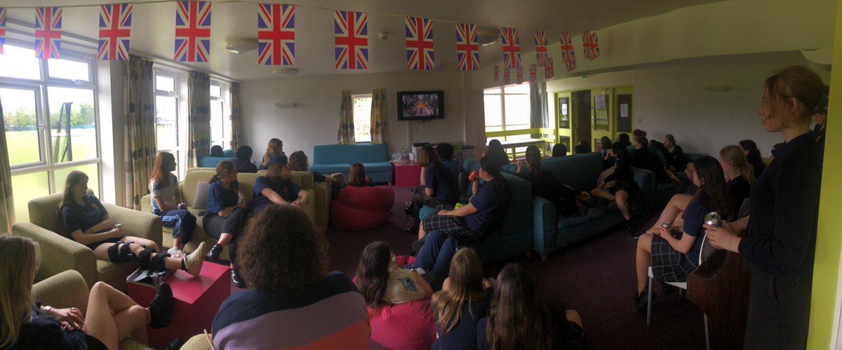 Coronation celebrations in Fen House this morning #fenfamily