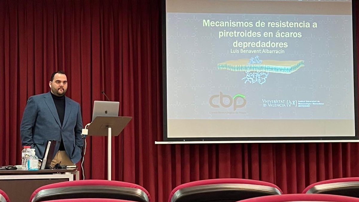 ¡Hola a todos! Soy Luis Benavent, y he desarrollado mi tesis en el grupo <a href="/CbpLab/">CBPLab</a> de <a href="/_BIOTECMED/">BIOTECMED</a> bajo la supervisión de <a href="/Joeltwity/">Joel Gonzalez</a>. 🎓🔬 Mi investigación se titula "Mecanismos de Resistencia a piretroides en ácaros depredadores". Abro #HiloTesis 🌿🔍