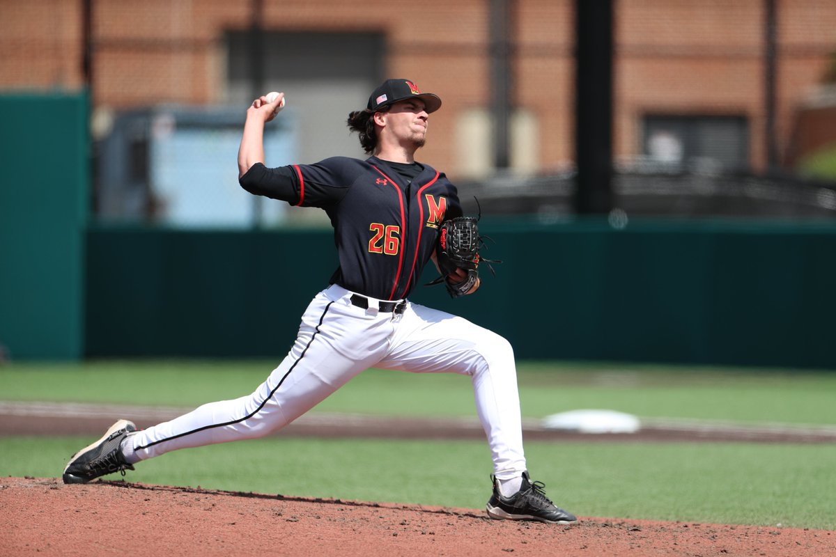 TerpsBaseball's tweet photo. Mid 4 | Add a 0️⃣ to the board

Haberthier tallies two Ks in the fourth

Nebraska 9, Terps 4 https://t.co/cpfnPuLhV1