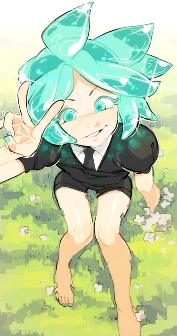 After three tries I finally got into Land of the Lustrous and binged the whole anime and manga. I needed to draw happy Phos for my soul