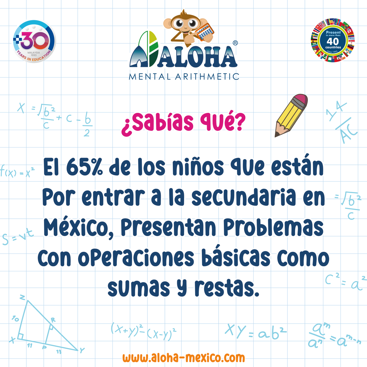 Motivar el aprendizaje del alumno es indispensable para activar partes de su cerebro que no solo le permitan realizar operaciones matemáticas sino estimular: 
✅  La concentración 
✅  Resolución de problemas en la vida diaria 
✅  Creatividad 
Entre muchas más.