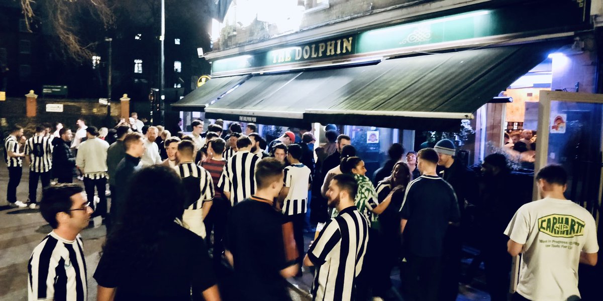 🚨 <a href="/TheLondonMags/">Newcastle United Supp. Club London</a> will be in <a href="/TheDolphinKX/">The Dolphin</a> Sunday for the match. 🚨 

All welcome to come down and join the closest thing to matchday experience outside the Toon 🖤🤍

See you in the back bar 👊🏻

📍 WC1H 9DW 

#NUFC