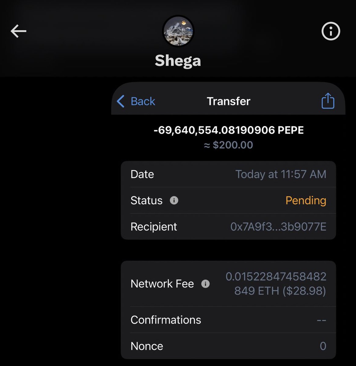 $400 $PEPE distributed to 2 winners 

ETH Gas fees are nuts right now 

So rest 3 winners I will give BTC or USDT