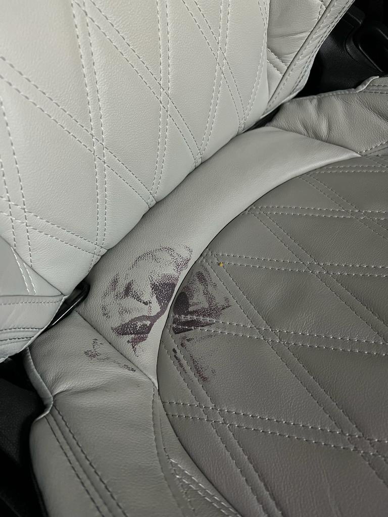 BPil0t's tweet photo. @perfectionvalet @autoglym @morethanpolish @Xpert60 Hi Rich.. that’s good to know. Thanks. Any idea how to fix this? Leather handbag, alcohol sanitizer and leather seat don’t mix! 🙄 Any help would be greatly appreciated sir! 👍 https://t.co/IvmcQJ8zVq