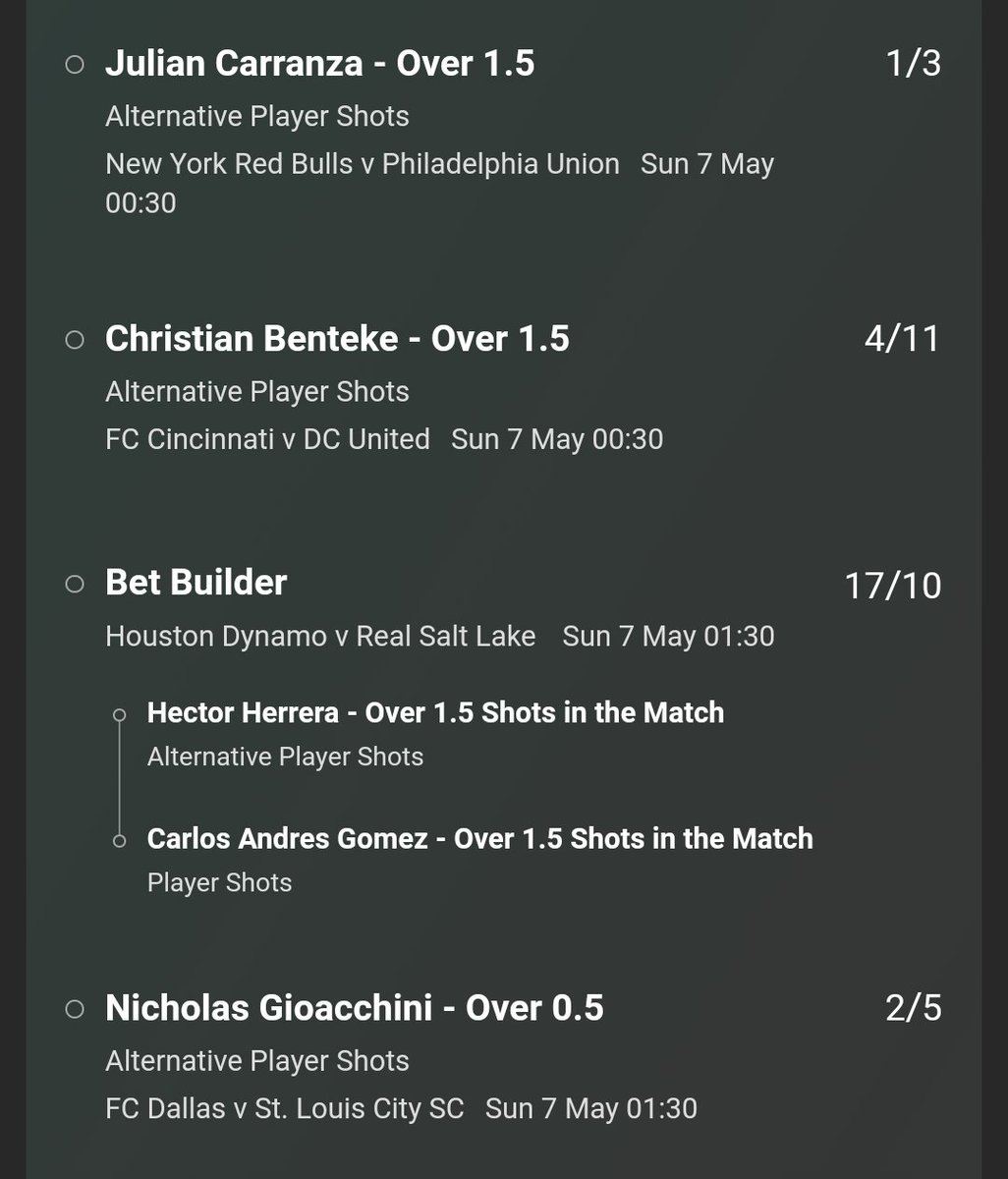 GoatPrediction's tweet photo. 5.8/1 MLS Shots Acca🔥

Hit Like If You're On❤ https://t.co/nFvIrevCvl