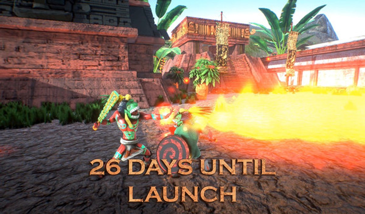 🚀 Just 26 days until the launch of our #IndieGame: Buluk Mayan Warfare on #Steam! Immerse yourself in Mayan history and epic battles! 🔥 Pre-order now: store.steampowered.com…/18599…/Buluk_Mayan_Warfare/ 🎮 #BulukMayanWarfare #GameDev #IndieDev #GamingCommunity