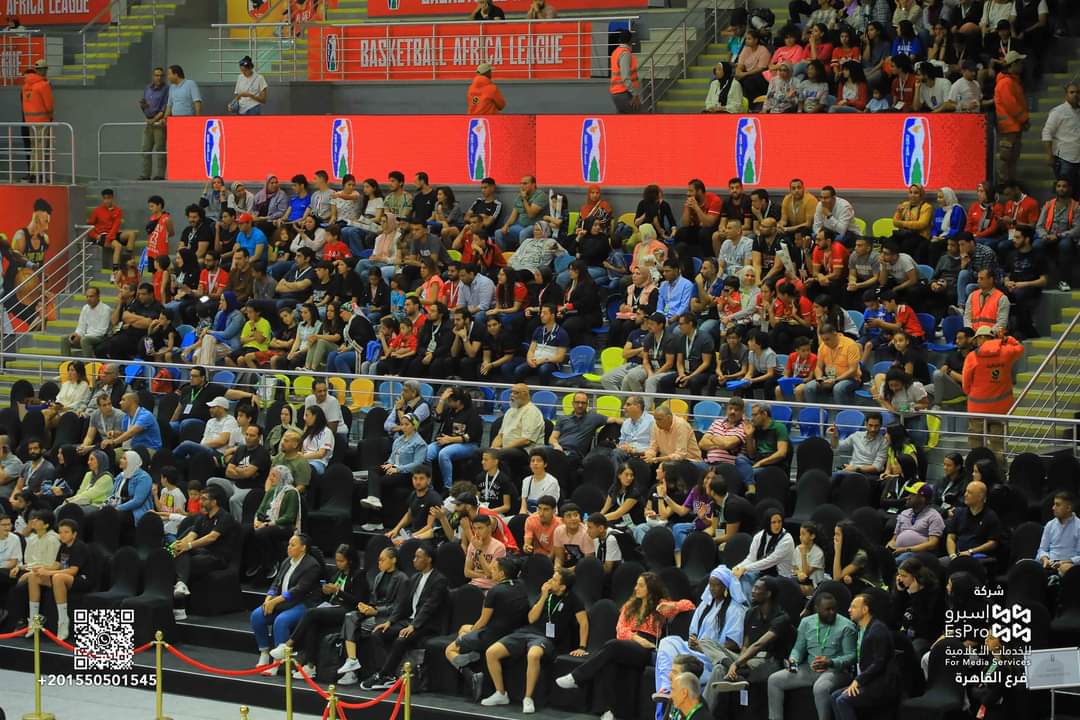 espro00's tweet image. لقطات من مباراة الأهلي وسيدو ليجاسي أتلتيك
في بطولة الدوري الأفريقي لكرة السلة (BAL)🏀

BASKETBALL AFRICA LEAGUE
Al Ahly VS Seydou Legacy Athletic Club

#شركة إسبرو للخدمات الإعلامية 
#Espro for media services