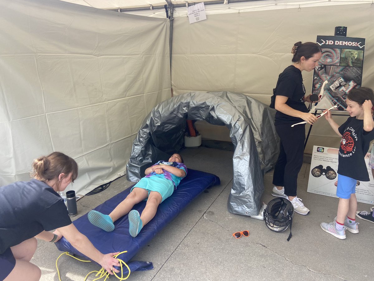 A beautiful day for science! 😎🧠<a href="/GolombLab/">OSU Vision & Cognitive Neuroscience Lab</a> and <a href="/NeuroImagingOSU/">Center for Cognitive and Behavioral Brain Imaging</a> sharing about brains, visual perception, &amp; neuroimaging at <a href="/COSI/">COSI</a> Big Science Festival  #cosiscifest 
<a href="/OhioState/">Ohio State</a> <a href="/OhioStatePsych/">Ohio State Psychology</a> <a href="/OSUNeuroscience/">The Ohio State Department of Neuroscience</a> <a href="/OhioStateCCBS/">Ohio State Center for Cognitive & Brain Sciences</a> <a href="/neuro_students/">CCBBIstudentgroup</a>