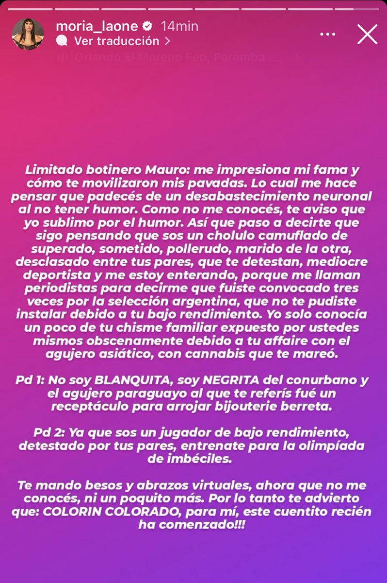 elejercitodelam's tweet photo. Limitado botinero contesta La one a icardi. #LAM https://t.co/ZlaYtyDKVP