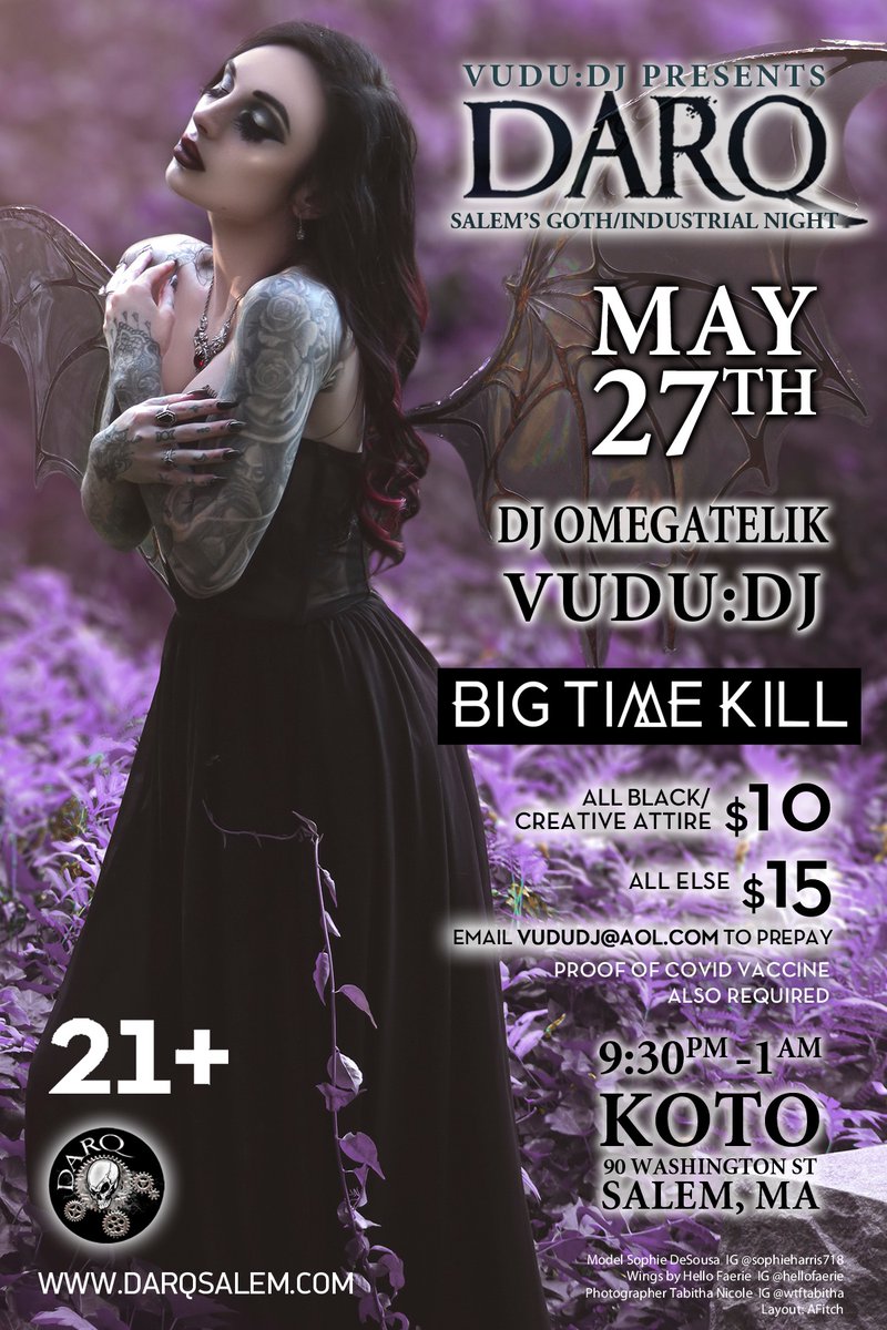 Our first gig in quite a while is happening at the end of this month in Salem! New songs, new live setup, I'm playing bass live now, it's gonna be a fun time 🔥