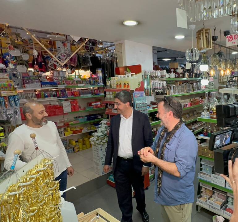 Dîmenên bernameya ku rojnamevan Kemal Ozturk bi Wekîlê me yê Mêrsînê re hevdîtin pêk anî.  Temamiya hevpeyvînê dê di demek nêzîk de ji aliyê kanala HaberTürk ve bê weşandin.