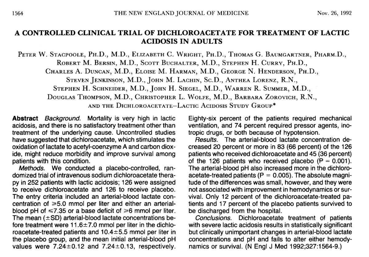 Nick Mark MD on Twitter "Some of the best evidence that lactic