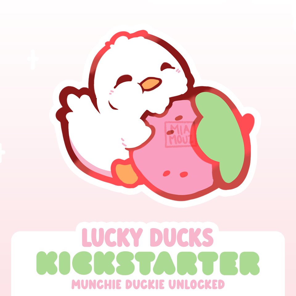studiomiamouz's tweet image. There has been a HUGE update to my current Kickstarter Lucky Ducks!
We're currently only 2 stretchgoals away from the washi tapes and oh boy look at the cute munchie duck which just has been unlocked 🥰
I've also added 4 new washi tapes which can be backed for now
Link to KS 👇