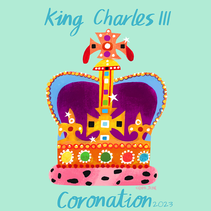 Happy Coronation weekend! This is a stylized drawing of St. Edward's Crown which was used for the ceremony and is made of 22-carat gold👑
#coronationweekend #Coronation2023 #illustration #KingsCoronation #KingCharlesIIICoronation #KingCharleslll #KingCharlesCoronation