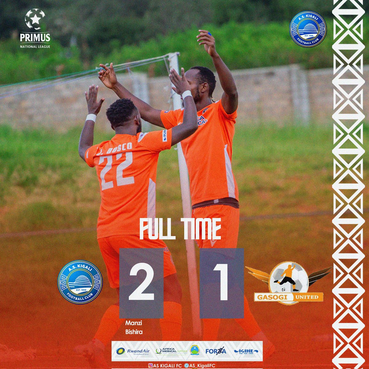 KigaliFC's tweet photo. FULL TIME
#Citizens #thewinningteam #HigherthanAclub https://t.co/IdFQmxkZEd