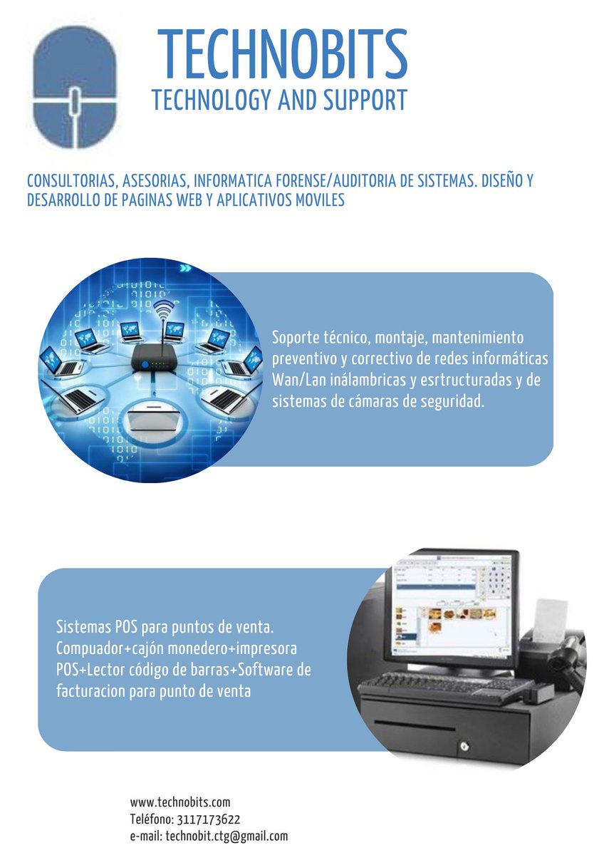 TechnobitsC's tweet photo. Somos Technobits -Technology and Support. Ubicados en #Cartagena, ofrecemos nuestros servicios:
✓Venta de Computadores nuevos y remanufacturados.
✓Mantenimiento y reparación d computadores.
✓ Montaje y mantenimiento de redes inalámbricas y estructuradas.
3117173622
@Dilaq2015 https://t.co/xDKW4ZOFfe