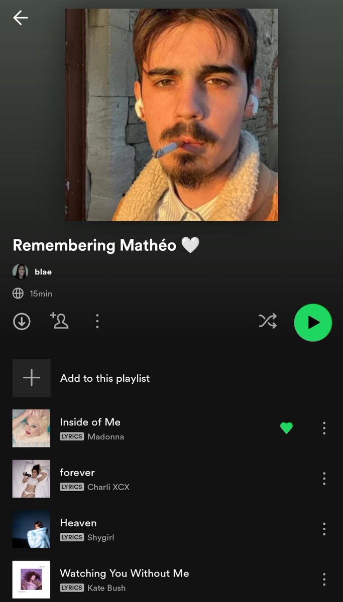 cowpoxcow's tweet photo. It's been 2 days since Eden/Mathéo passed away. If you knew him you'd know how much he loved music more so sharing the music he listens to with his friends. Me and a few of his other friends are making a memorial playlist for him (1/2) https://t.co/Tnj74i5OfV
