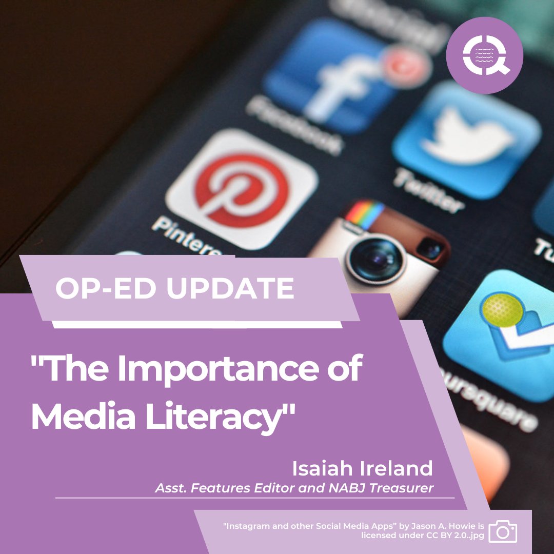 "The importance of media literacy cannot be underestimated. So much of human knowledge comes from the media we consume daily." More on this story: wcuquad.com/6021683/op-ed/…