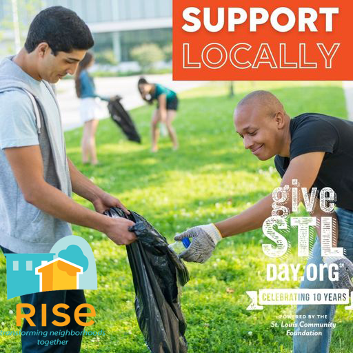 Only 4 days until #GiveSTLDay! Rise is excited to see your generosity on Give STL Day, powered by <a href="/StLouisGives/">St. Louis Community Foundation</a>! Are you ready to support Rise and other nonprofits in the St. Louis community?
Info: givestlday.org/risestl
#stlmo #nonprofit #communitydevelopment