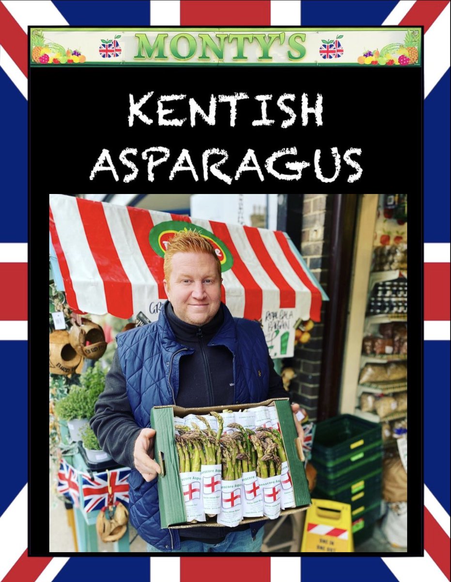 MontysBirch's tweet photo. Just arrived…Local Asparagus for your Bank holiday weekend! We’re open until 5pm 🇬🇧 https://t.co/1B9I6LxteE
