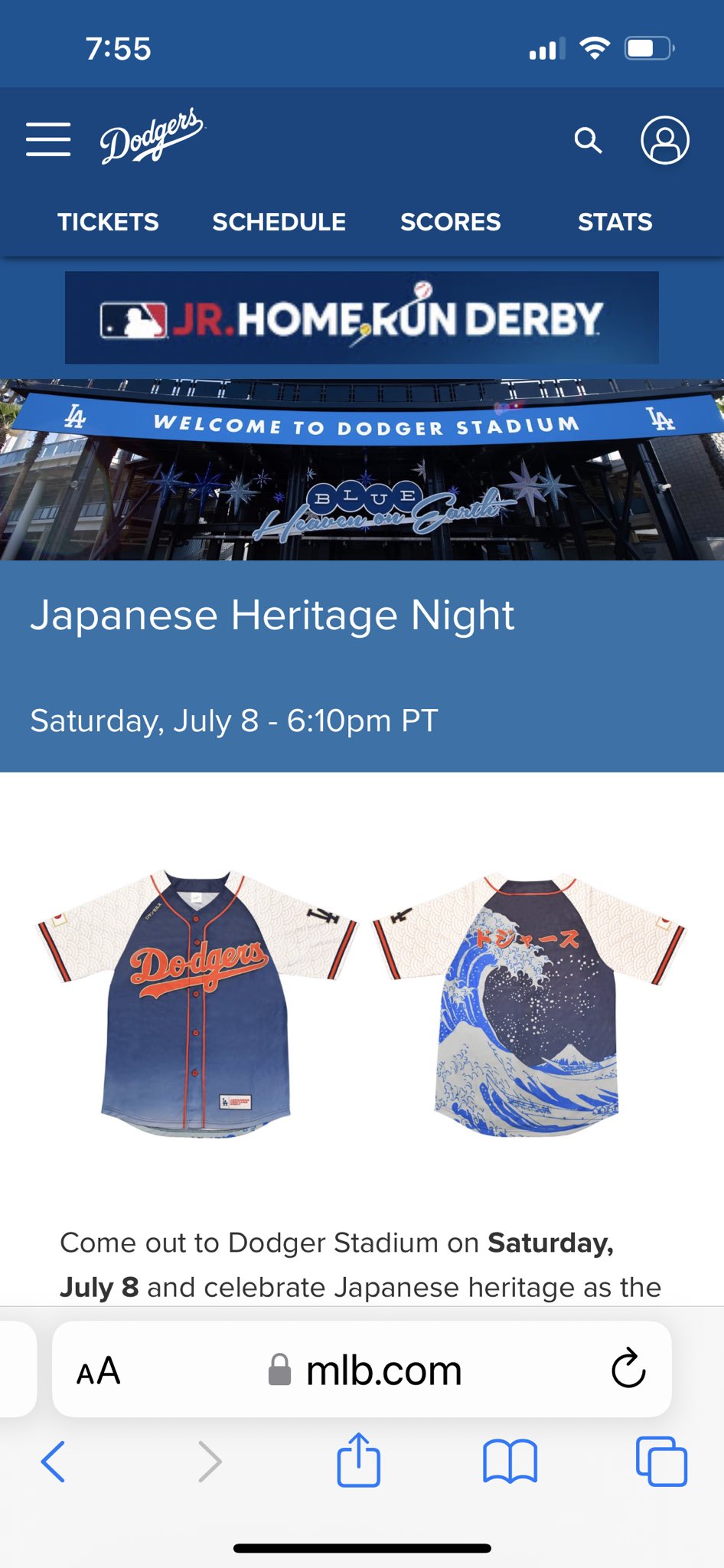 dodgers japanese jersey