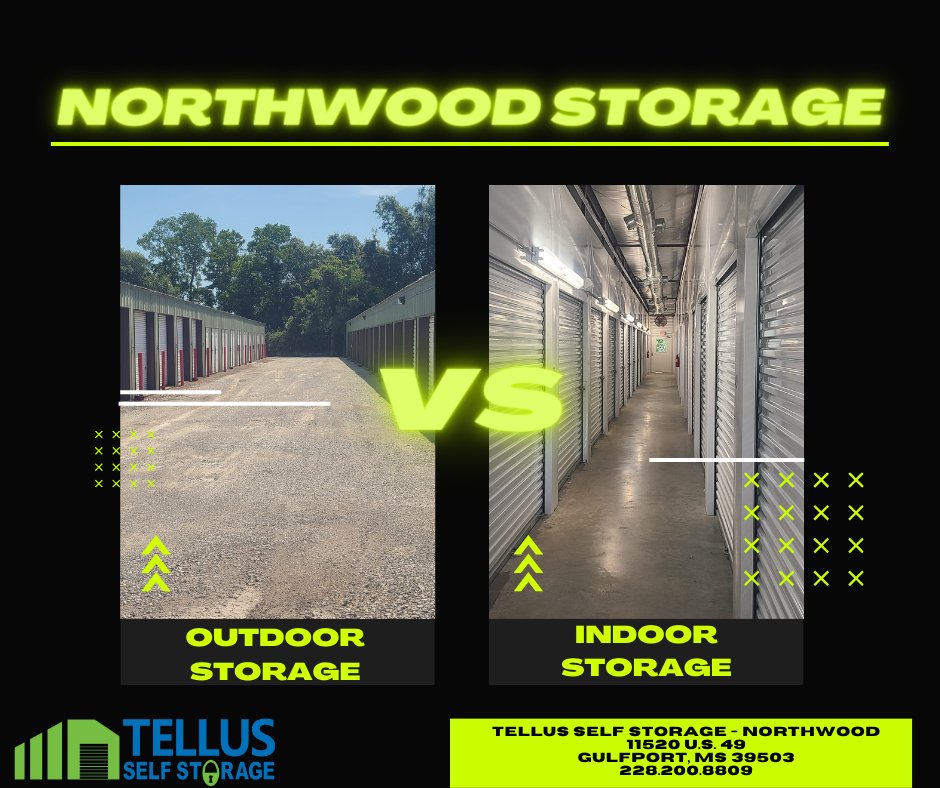 Tellus_Storage's tweet image. Learn about the differences with this blog about indoor and outdoor storage units. #outdoorstorage #indoorstorage #storageunit #Gulfport  

blog.tellusselfstorage.com/10129-2/

TELLUS SELF STORAGE - NORTHWOOD
11520 U.S. 49
Gulfport, MS 39503
228.200.8809