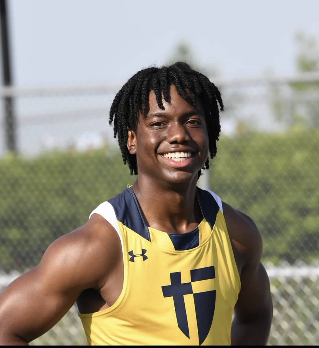 After missing significant time this season to recover from injury, Jeremiah Penney bounced back and broke the school record in the triple jump with a leap of 45-5 in just his second meet back! #BAU