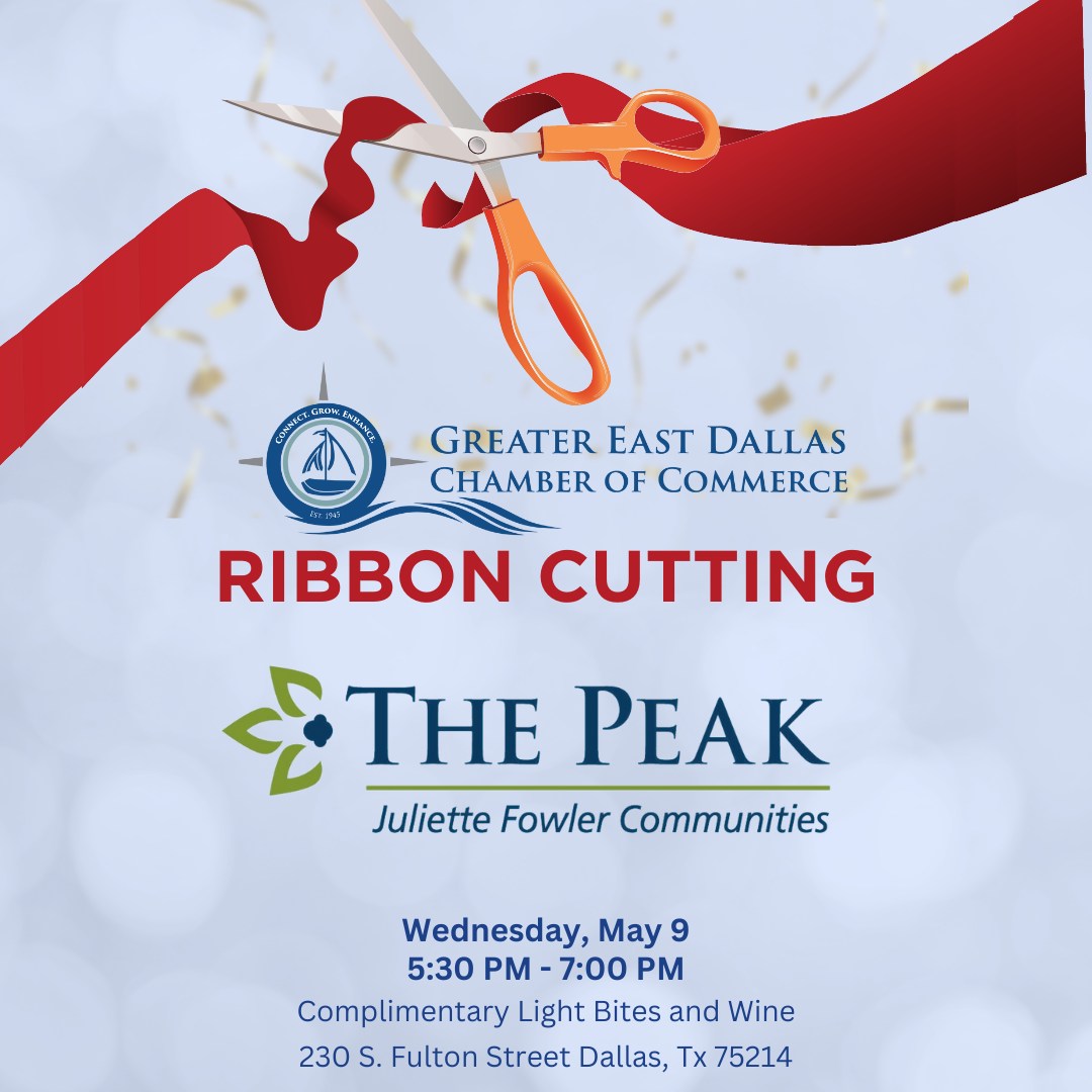 GEDallasChamber's tweet photo. Juliette Fowler Communities' ribbon cutting celebration! May 9th from 5:30 PM - 7:00 PM 230 S. Fulton Street Dallas, Tx 75214. Light bites and wine.
#GEDCC #EastDallasChamber #EastDallas #EastDallasBusiness #ChamberOfCommerce #LiveLocalEastDallas #JulietteFowlerCommunities https://t.co/jk9wk6e7bz