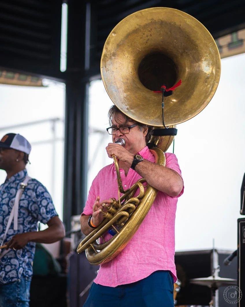kevinclarkenter's tweet photo. @jazzfest Gentilly Stage. 12:20 today. 1st hit after storm. @nolanightcrawl https://t.co/0Y7n8FnsXk