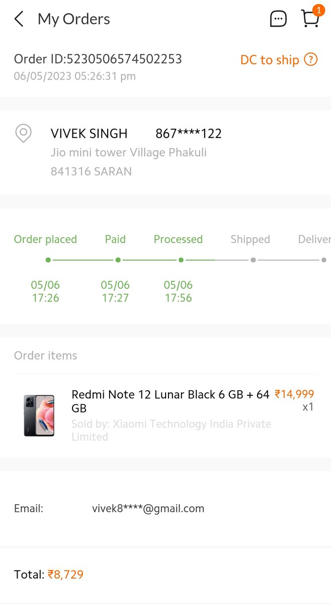 vivek87895's tweet photo. @MiIndiaSupport 
Please cancel my order https://t.co/OUDoeQflyd