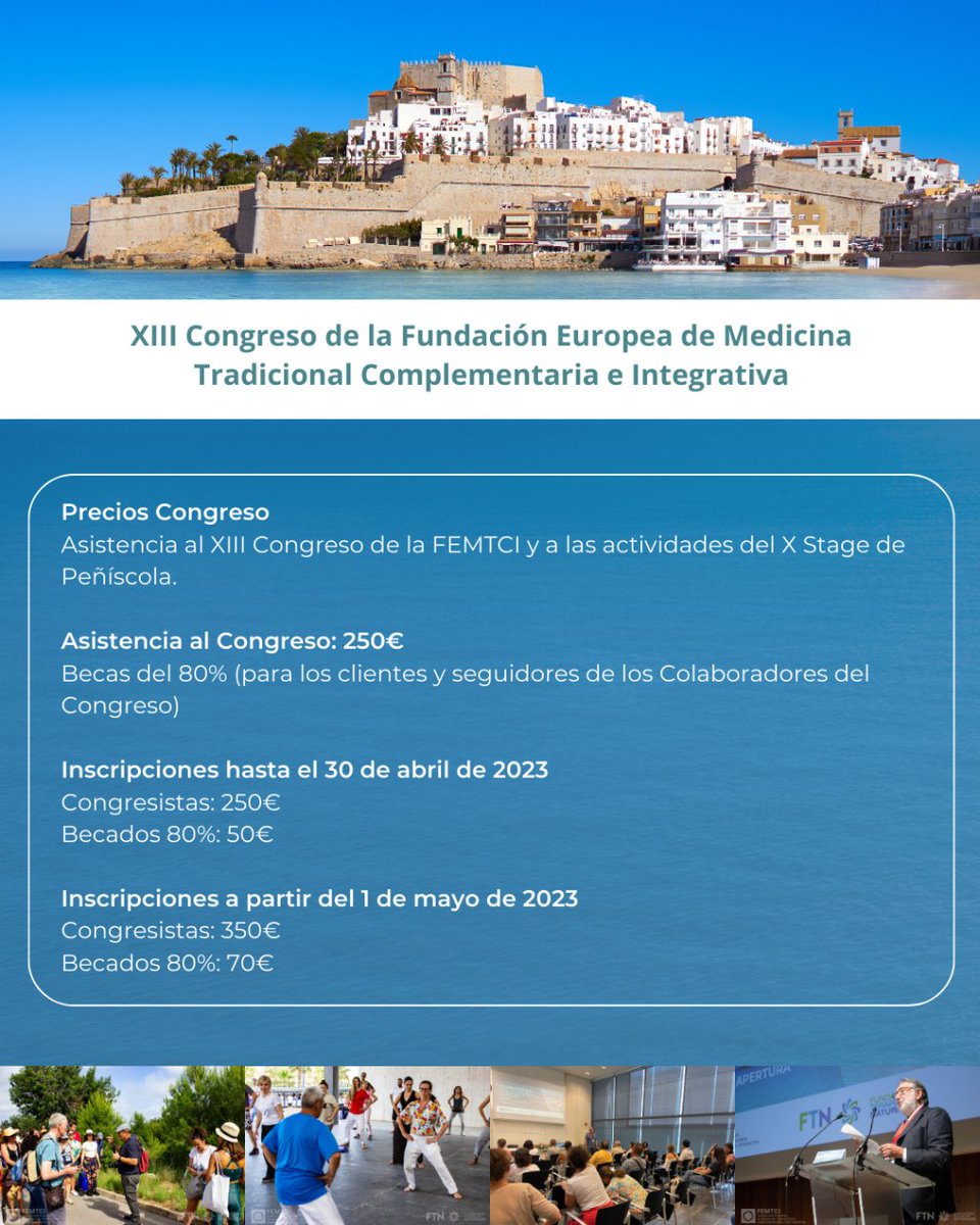 ¡Si amas tu profesión, amarás el Congreso de Peñíscola!

MÁS INFORMACIÓN

➡️ mtr.cool/pfunuxqlzj

➡️ Inscripción: mtr.cool/itssfsfoyx

#medicinatradicionalchinesa #acupuntura #mtc #medicinachinesa #auriculoterapia #ventosaterapia #acupunturista  #esmtc #peñiscola