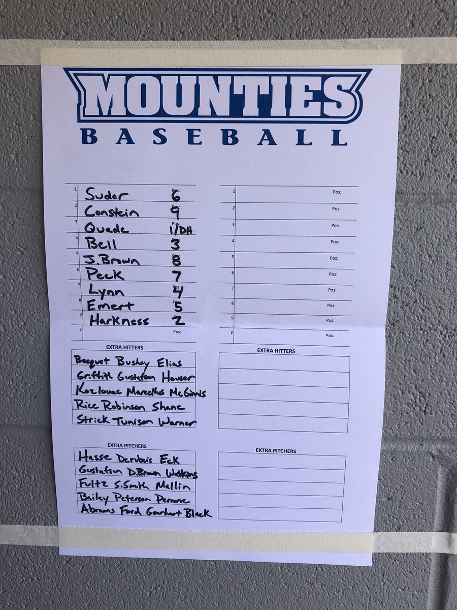 MAC_Baseball's tweet photo. Almost time for some playoff baseball on the mountain ⚾️☀️ https://t.co/nBDuqw8wFJ