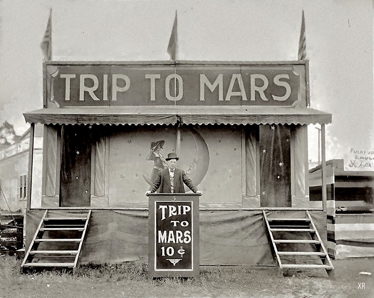 RickReiss's tweet photo. Tonight … Tonight …
A Trip To Mars … just 10 ¢
circa, 1911
#TripToMars #Carnival #GeorgesMélièsSurrealism #VintageSciFi
Via: https://t.co/ojXGsY1Wu3 https://t.co/AZdOqzRAYm