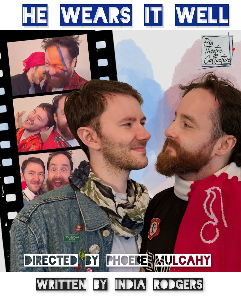 PinTheatre's tweet photo. Check out our new poster for He Wears It Well 😍😍 #edinburghfringe #edfringe #castingnow https://t.co/bxEgz1BP5E