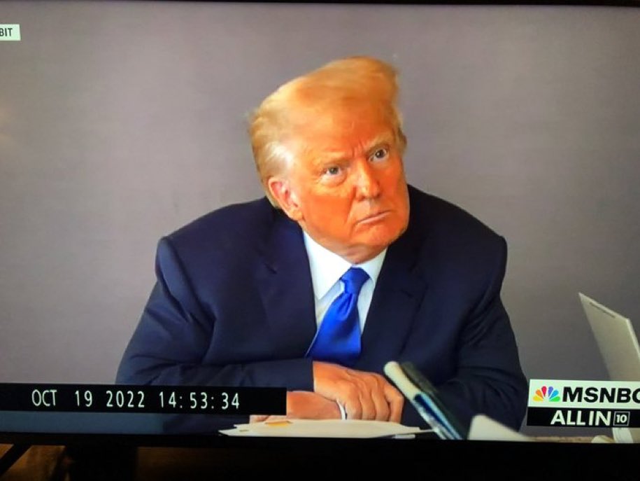 This is your guy, MAGA losers.

This mook who couldn’t tell the difference between a photo of his 2nd former wife &amp; a woman he raped.

This addled criminal lying rapey Oompa Loompa in a bad suit.

This is who you’re throwing your lives away for.

THIS.

#TrumpLiedToMAGA