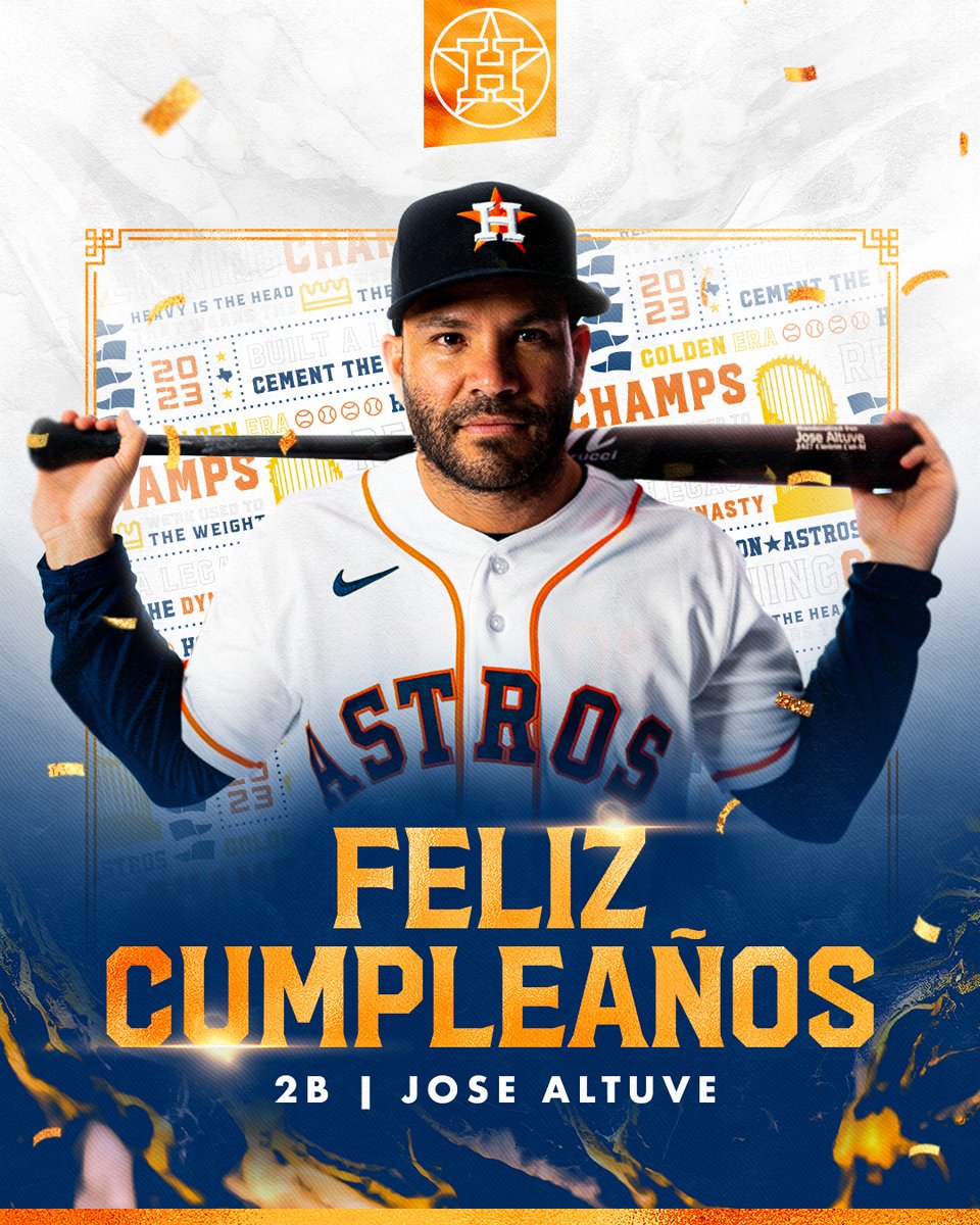 ¡Feliz cumpleaños a uno de nuestros Astros favoritos!