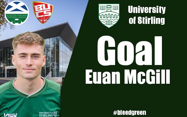 Coooooommmmmeeeee onnnnnnn

Goal Univ of Stirling 🥅 

Brilliant reflex save from young Adam puts behind for corner which is defended. 1s break up pitch and McGill slots ball away

Cowdenbeath 1-3 Univ of Stirling
⏱ 54 mins 
#Bleed-Green #MonTheUni 💚🖤💚