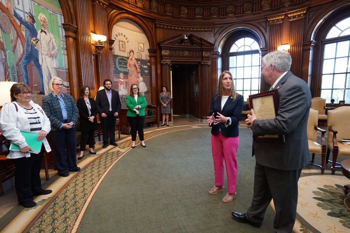 This week the Governor presented a proclamation for Nurses Month &amp; today we celebrate #NationalNursesDay! I am so proud of my profession &amp; my colleagues across the state &amp; country. This week we had some huge #HealthCare victories! The APRN &amp; surgical smoke bills were TAFP. #MOLeg