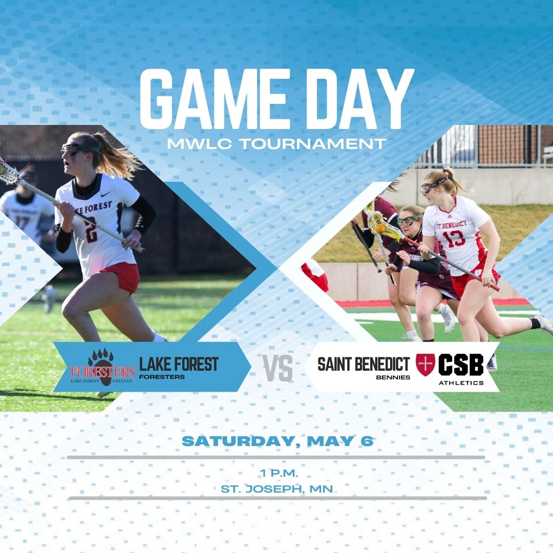 It's GAME DAY!    

MWLC Tournament Championship: #2 Lake Forest at #1 Saint Benedict today at 1 p.m.  
 
📺 bit.ly/3LQaIHr 
📊 bit.ly/3LQaIHr