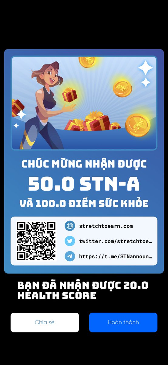 Quyn29395487's tweet photo. Turn your movements into earnings #STN #StretchtoEarn #SBGroup https://t.co/ldoxYdAy5X