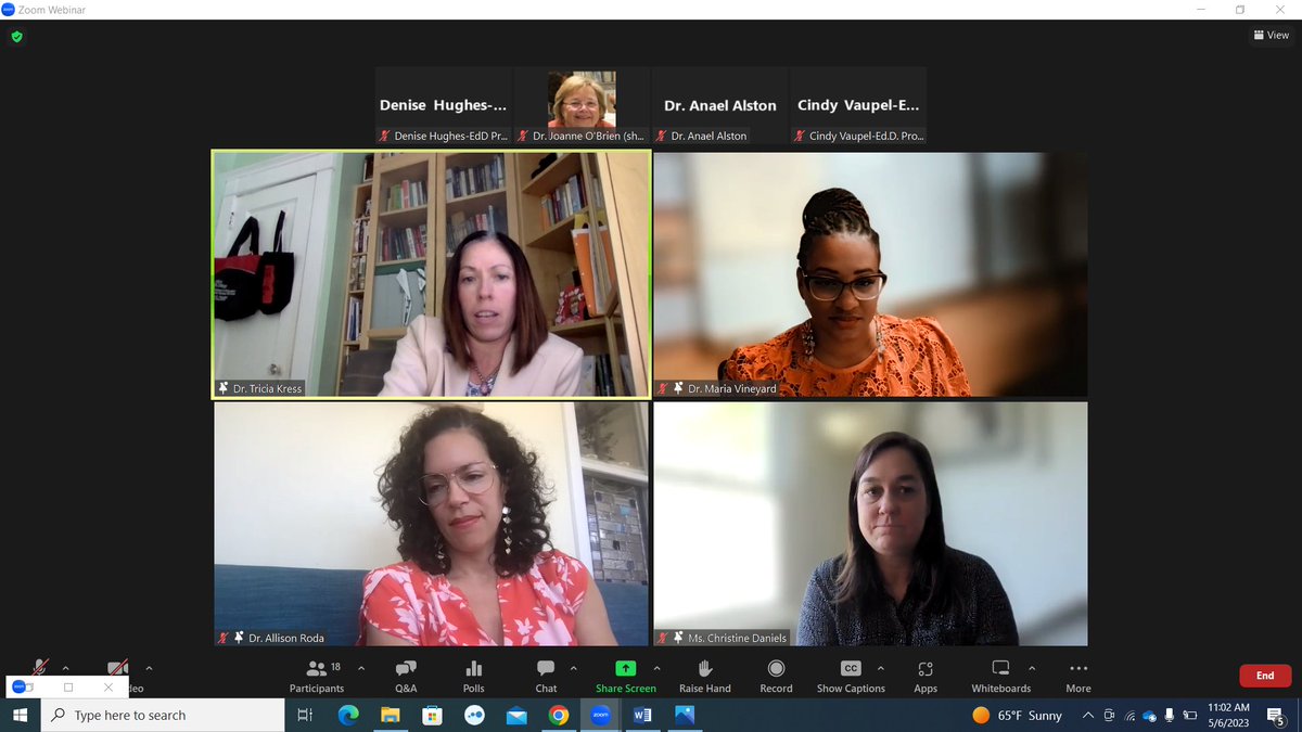 MolloyEdD's tweet photo. Thank you to Dr. Alston, Dr. Kress and our panelists for a wonderful Connected Leadership Social ! https://t.co/XTSC51d2nz