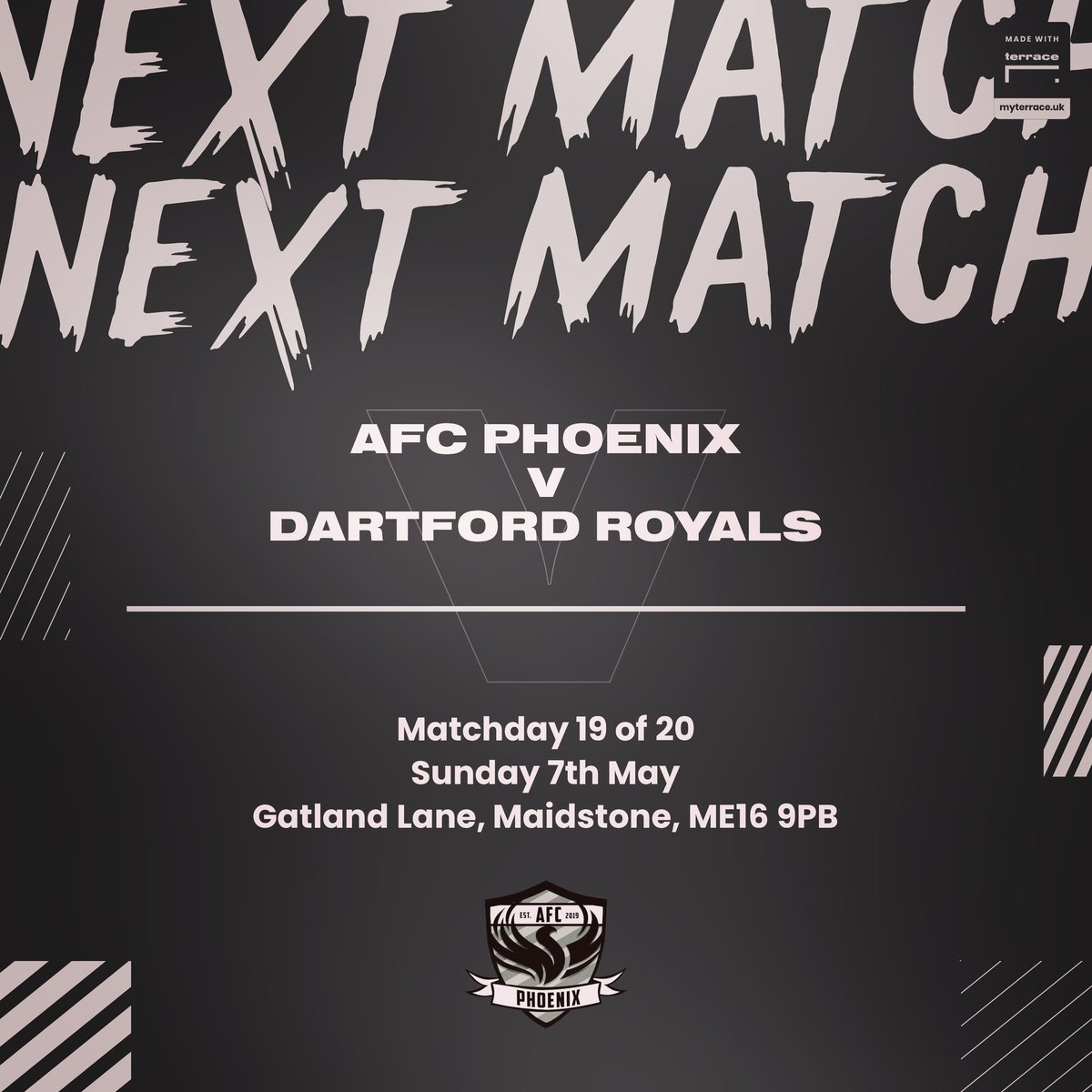 The penultimate game of the season, with 2 to go and last weeks loss, it’s time for the team to step up.
