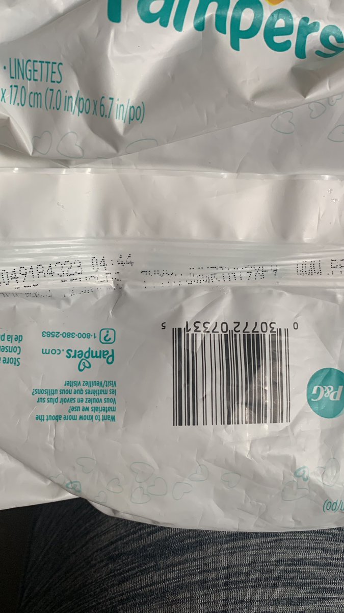 OttoTheSecond's tweet photo. Can someone at @Pampers please tell what these codes are? Thanks for making them to where no one can make out what the codes are. https://t.co/hDQY4cdddM