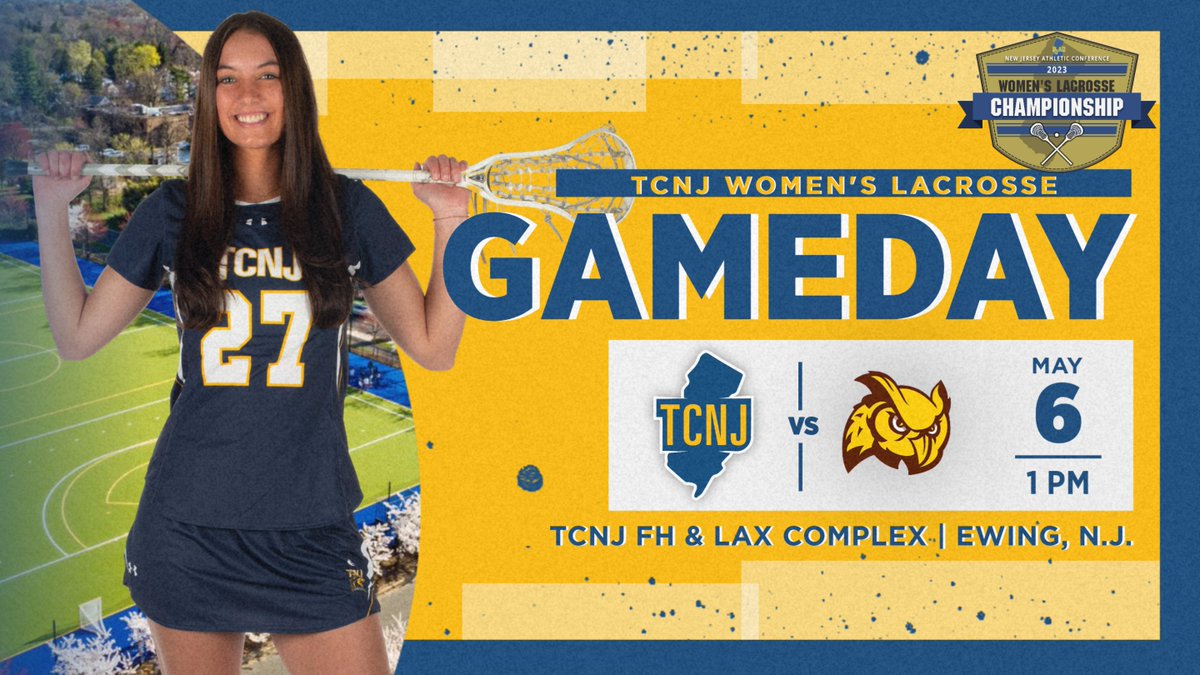 TCNJ Athletics (@tcnjlions) on Twitter photo It's that time! <a href="/TCNJWLax/">TCNJ Lacrosse</a> goes for their 12th consecutive NJAC title today as they host Rowan in the NJAC Championship game!
Come out to the TCNJ FH & Lax Complex to cheer on our Lions #TCNJ #LionPride It's that time! <a href="/TCNJWLax/">TCNJ Lacrosse</a> goes for their 12th consecutive NJAC title today as they host Rowan in the NJAC Championship game!
Come out to the TCNJ FH & Lax Complex to cheer on our Lions #TCNJ #LionPride