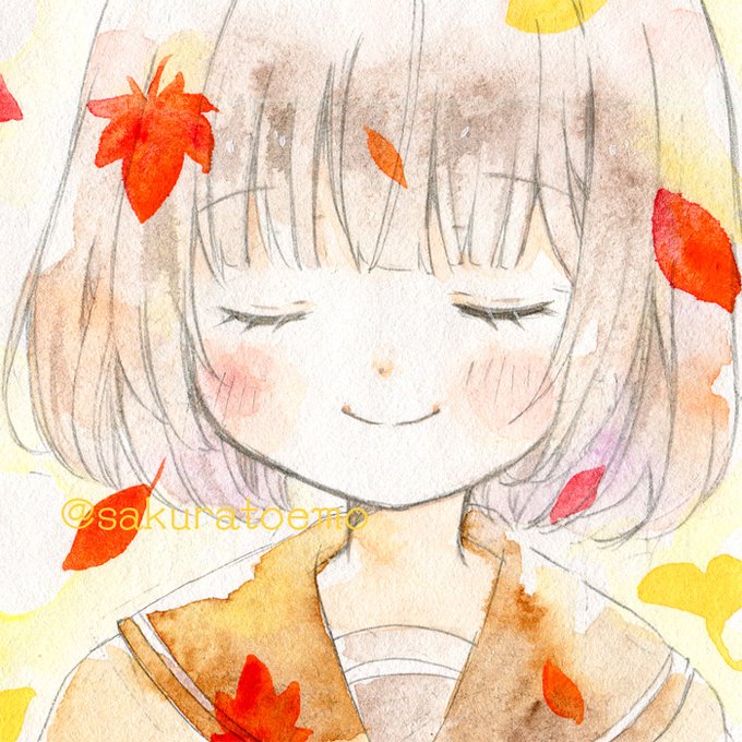 「秋 銀杏の葉」のTwitter画像/イラスト(新着)