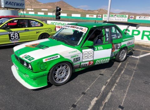 Running this car today and tomorrow at Willow Springs International Raceway with the team Racing ruined