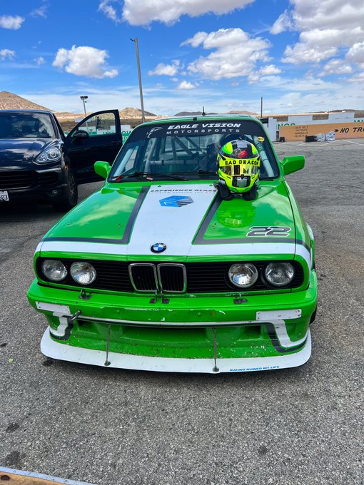 Running this car today and tomorrow at Willow Springs International Raceway with the team Racing ruined