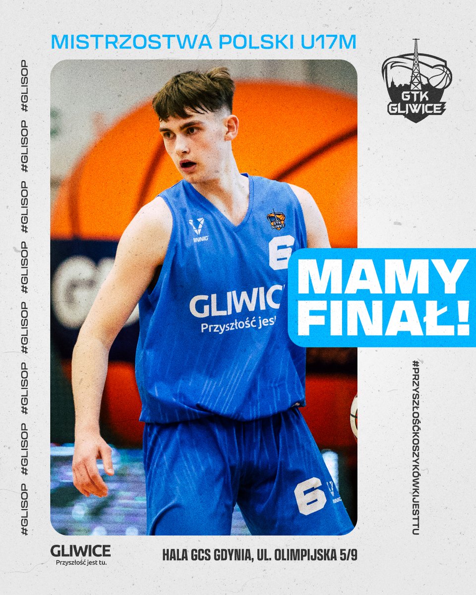 GTKGliwice's tweet photo. Jesteśmy w finale Młodzieżowych Mistrzostw Polski do lat 17🫡💪❗ 

W półfinałowej rywalizacji pokonujemy @treflsopot 81:64 🤝🔥 

https://t.co/xWQdnDLCBB 

#TeamGTK #U17M #MłodośćIdziePoSwoje https://t.co/6EuaWjGGEE